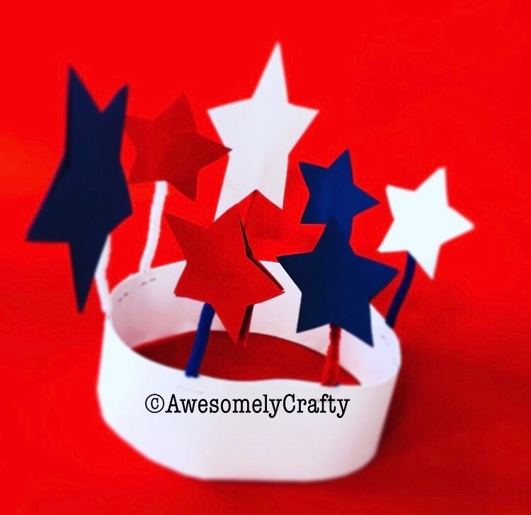 Fourth of July Cap DIY - Paging Supermom