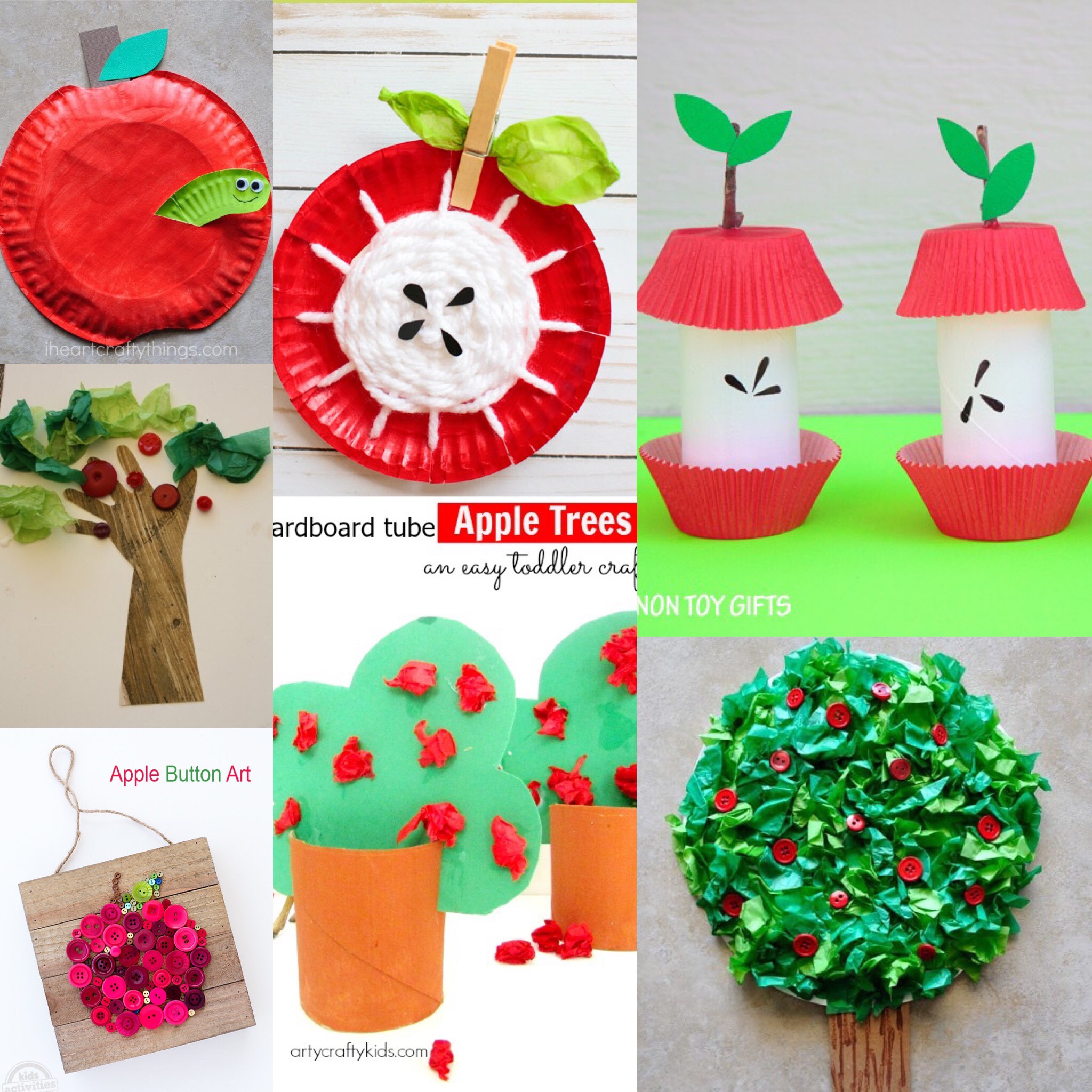 10 Easy Apple Crafts for Kids Awesomelycrafty
